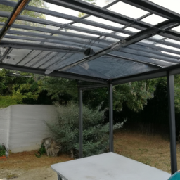 Aménagement de pergola avec fermeture loggia en PVC Wattignies